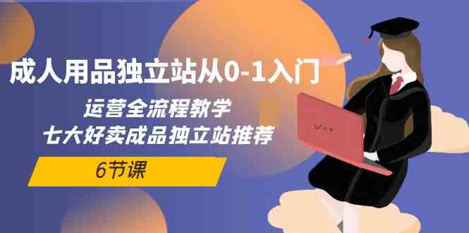 成人用品独立站从0-1入门，运营全流程教学，七大好卖成品独立站推荐（6节课）-中创项目网