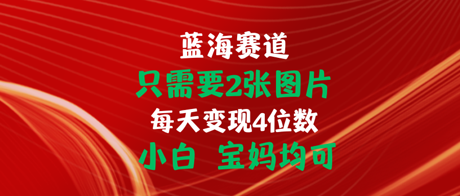（11047期）只需要2张图片 每天变现4位数 小白 宝妈均可-中创项目网