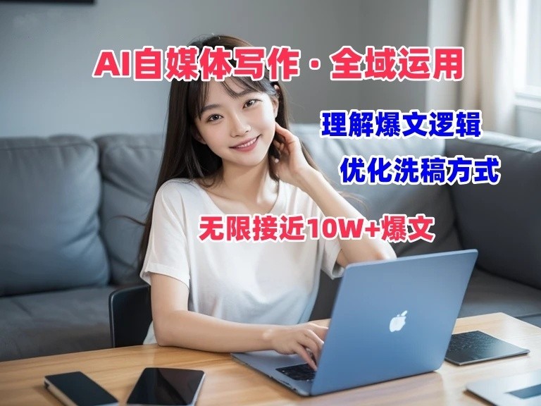 AI自媒体写作 → 价值变现，剖析爆文逻辑，无限接近10W+爆文体验课-中创项目网