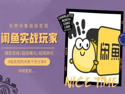 手把手教你0到1系统玩转闲鱼变现，爆款思维/超级曝光/超高转化-中创项目网