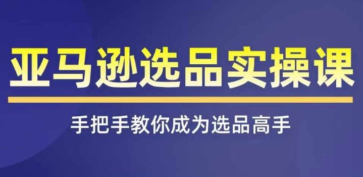 亚马逊选品实操课程，快速掌握亚马逊选品的技巧，覆盖亚马逊选品所有渠道-中创项目网