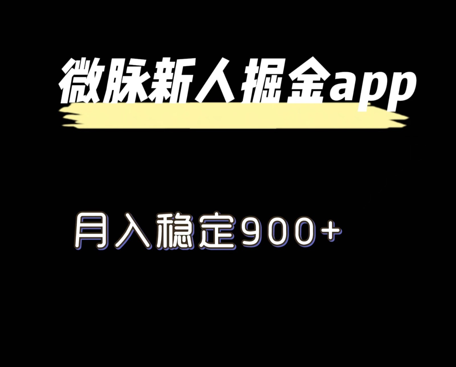 最新微脉长久项目，拉新掘金，月入稳定900+-中创项目网