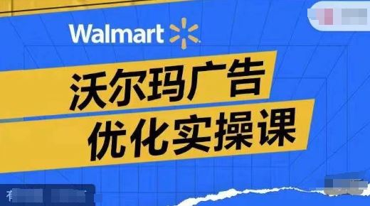 沃尔玛广告优化实操课，广告报告实操讲解，广告如何提高转化和ROAS等-中创项目网