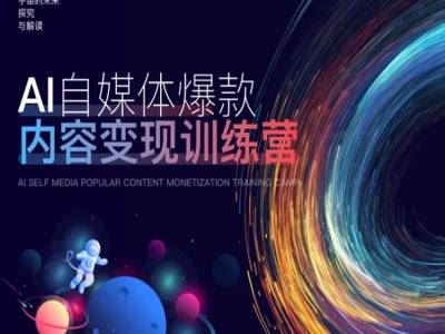 AI自媒体爆款内容变现训练营，20%底层逻辑，60%实操方法，20%案例拆解(即学即用)-中创项目网