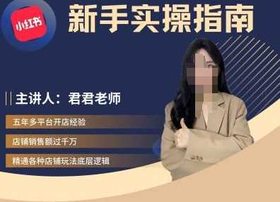 君君-小红书电商从入门到精通，新手实操指南-中创项目网