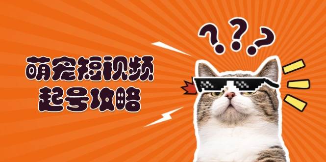 （13135期）萌宠-短视频起号攻略：定位搭建推流全解析，助力新手轻松打造爆款-中创项目网