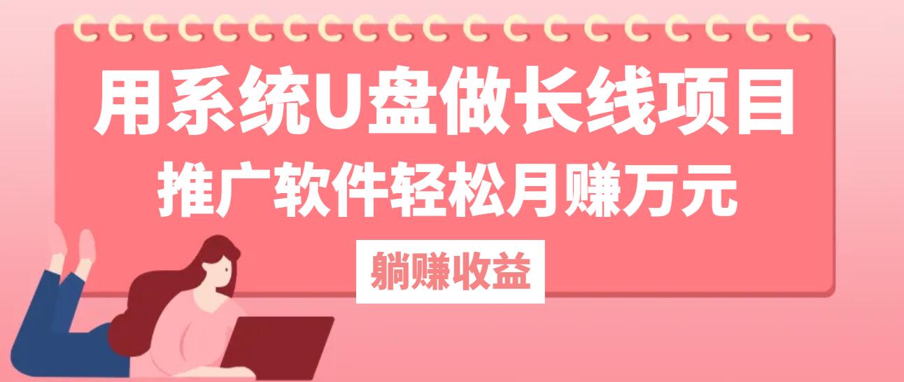 用系统U盘做长线项目，推广软件轻松月赚万元-中创项目网
