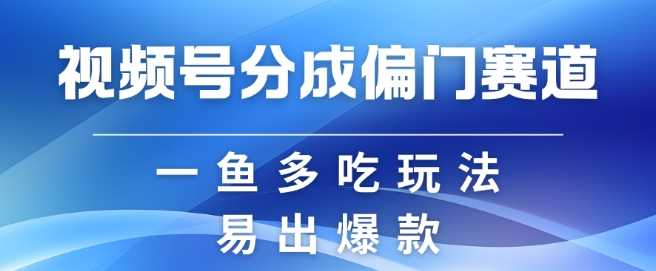 视频号创作者分成计划偏门类目，容易爆流，实拍内容简单易做【揭秘】-中创项目网
