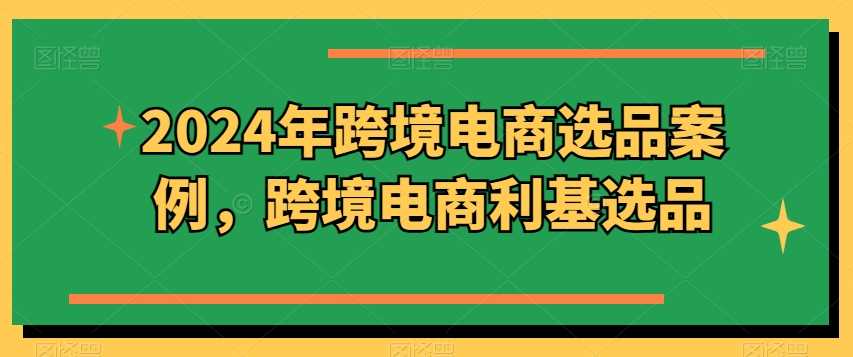 2024年跨境电商选品案例，跨境电商利基选品（更新11月）-中创项目网