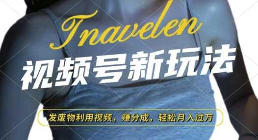 视频号新玩法，废物利用视频，撸分成收益，轻松月入过W【揭秘】-中创项目网