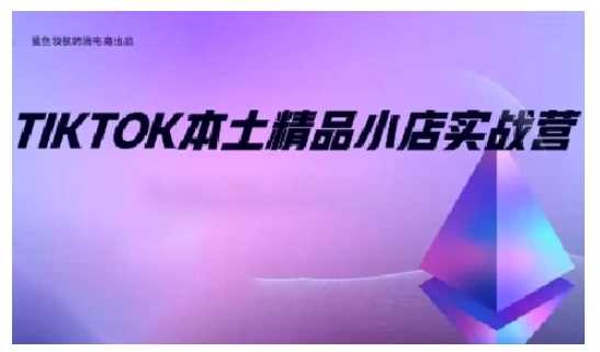 TikTok本土精品小店出海实战营，从入门到高阶，不止0-1!-中创项目网