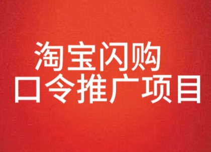 淘宝闪购口令推广项目，收益可观，一部手机，一个抖音号即可操作-中创项目网