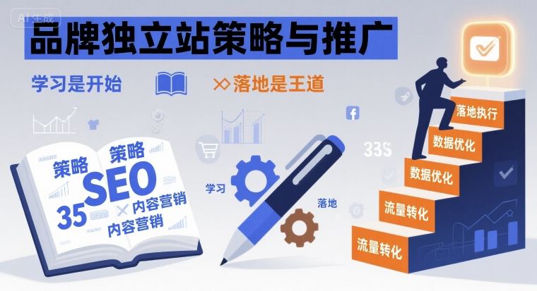 品牌独立站策略与推广，学习是开始，落地是王道-中创项目网