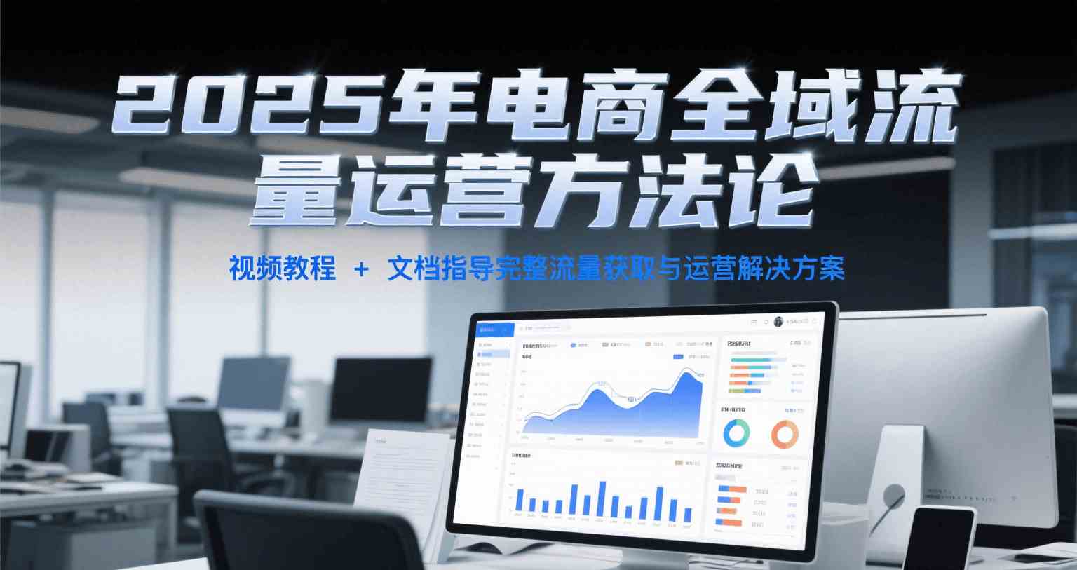 2025年电商全域流量运营方法论，视频教程+文档指导完整流量获取与运营解决方案-中创项目网