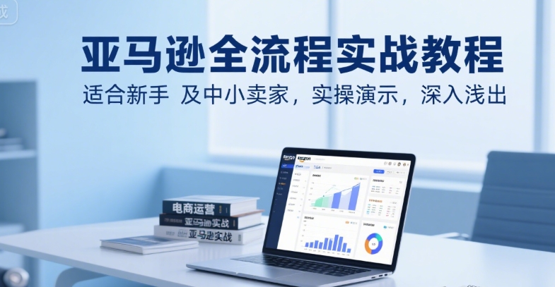 亚马逊全流程实战教程，适合新手及中小卖家，实操演示，深入浅出-中创项目网
