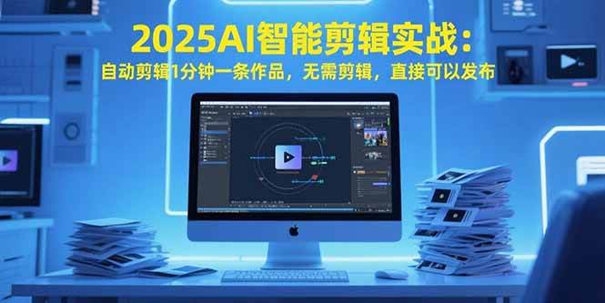 （15504期）2025AI智能剪辑实战：自动剪辑1分钟一条作品，无需剪辑，直接可以发布-中创项目网