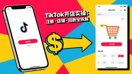 TikTok从开店到投流的进阶课，从基础实操到高阶技巧一网打尽-中创项目网