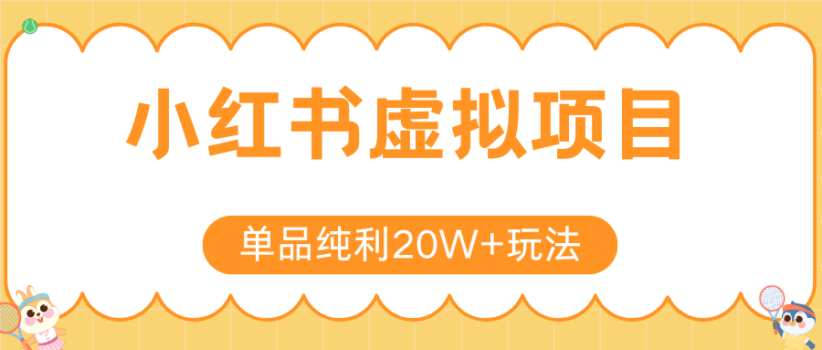 小红书卖虚拟产品，单品纯利20W+玩法分享（节系列课程）-中创项目网
