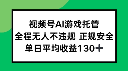2025最新AI挂机任务，全程无人不违规，操作简单，单日平均收益130+-中创项目网