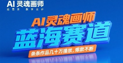 AI灵魂画师，蓝海赛道，条条作品几十W播放，爆款不断-中创项目网