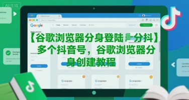 谷歌浏览器分身登陆多个抖音号，谷歌浏览器分身创建教程-中创项目网