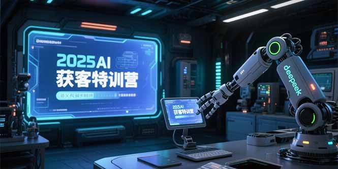 （15289期）2025AI获客特训营，AI图文视频全制作，deepseek工具实操教学-中创项目网