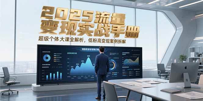 （15188期）2025流量变现实战手册，超级个体大课全解析，低粉高变现案例拆解-中创项目网