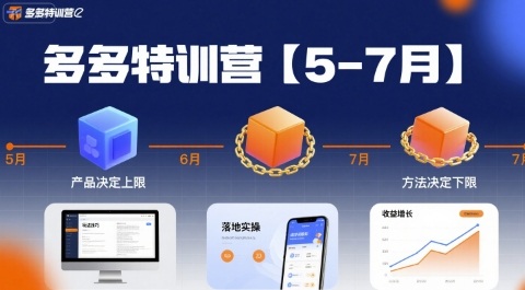 多多特训营【5-7月】产品决定上限，方法决定下限，各种玩法技巧落地实操-中创项目网