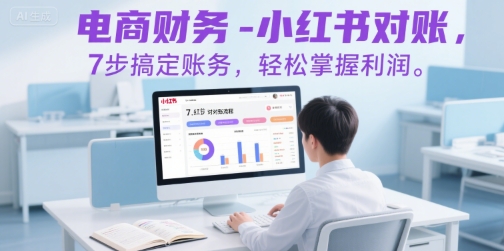 电商财务-小红书对账，7步搞定账务，轻松掌握利润-中创项目网