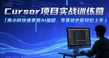 Cursor项目实战训练营，两小时快速掌握AI编程，零基础也能轻松上手-中创项目网