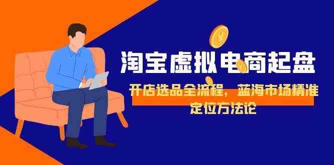 淘宝虚拟电商起盘，开店选品全流程，蓝海市场精准定位方法论-中创项目网