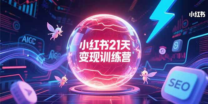 （15328期）小红书21天变现训练营，AIGC工具高效应用，SEO优化核心技巧-中创项目网