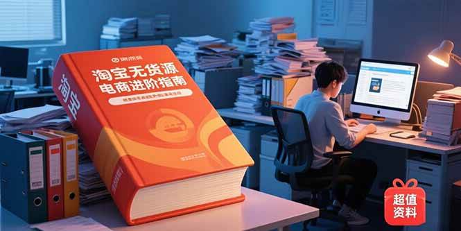 （15317期）淘宝无货源电商进阶指南，包含新人课、进阶课，配套资料，蓝海选品等-中创项目网