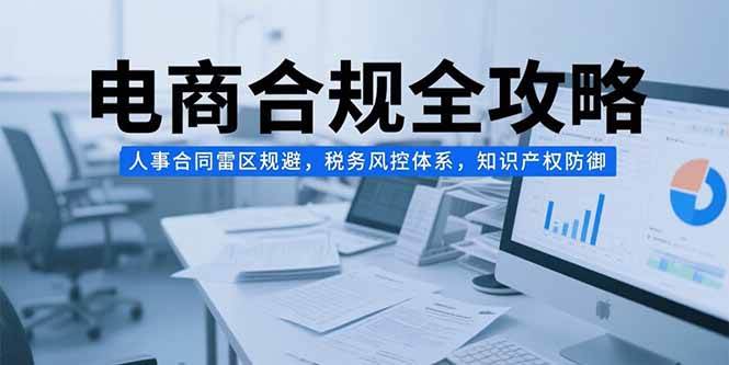 （15377期）电商合规全攻略，人事合同雷区规避，税务风控体系，知识产权防御-中创项目网