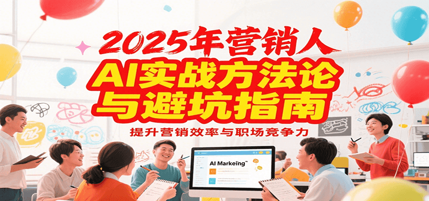 2025年营销实战方法论与避坑指南，利用AI提升营销效率与职场竞争力-中创项目网