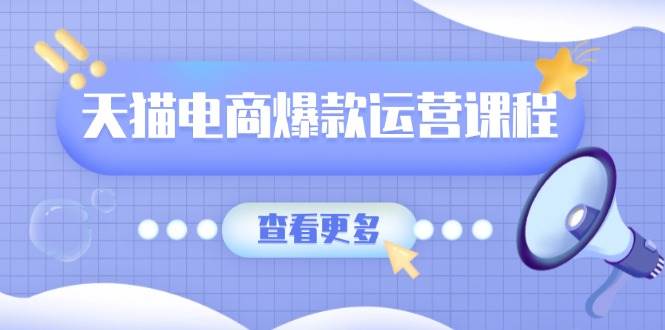（13910期）天猫电商爆款运营课程，爆款卖点提炼与流量实操，多套模型全面学习-中创项目网