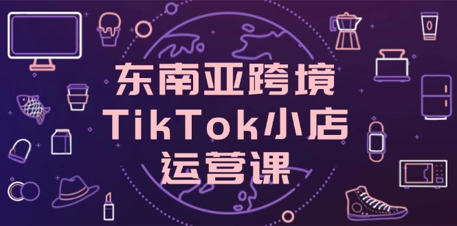 东南亚跨境TikTok小店运营课，掌握店铺设置与流量转化核心技巧-中创项目网