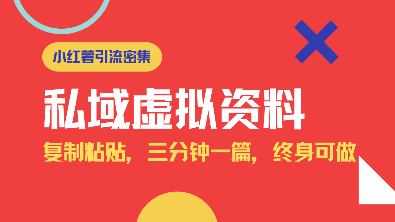 小红书引流私域旅游虚拟资料玩法，复制粘贴，三分钟一篇图文，日入1000…-中创项目网