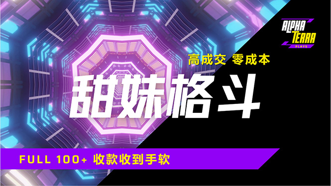 高成交零成本，售卖甜美格斗课程，谁发谁火，加爆微信，日入1000+收款…-中创项目网