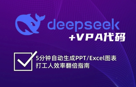 DeepSeek从入门到精通：解锁Excel和VBA高效办公新技能-中创项目网