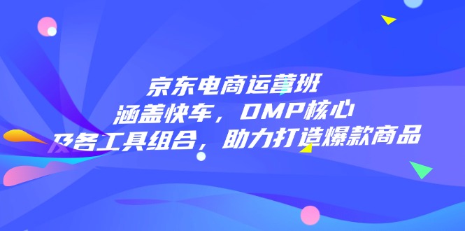 京东电商运营班：涵盖快车，DMP核心及各工具组合，助力打造爆款商品2-中创项目网
