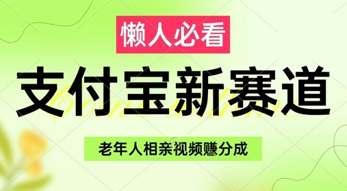 支付宝新赛道，利用老年人相亲视频，挣分成收益，轻松月入过W，操作简单-中创项目网
