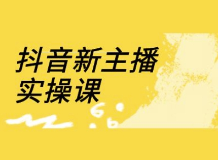 抖音新主播实操课，直播间流量运营线上实操课(18节)-中创项目网