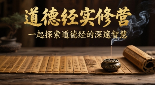 道德经实修营，一起探索道德经的深邃智慧-中创项目网