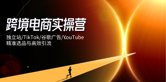 跨境电商实操营：独立站/TikTok/谷歌广告/YouTube，精准选品与高效引流-中创项目网