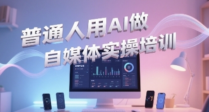 普通一个人用AI做自媒体，助你轻松开启AI自媒体创作之路-中创项目网