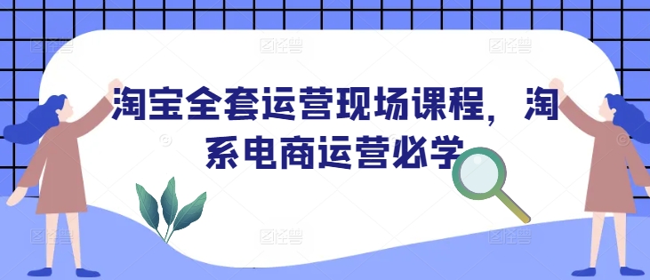 淘宝全套运营现场课程，淘系电商运营必学-中创项目网