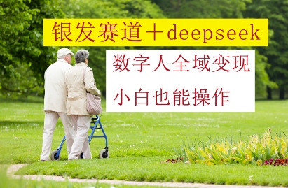 银发赛道+deepseek数字人全域变现，小白也能操作-中创项目网