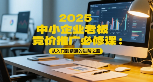 2025中小企业老板竞价推广必修课：从入门到精通的进阶之路-中创项目网