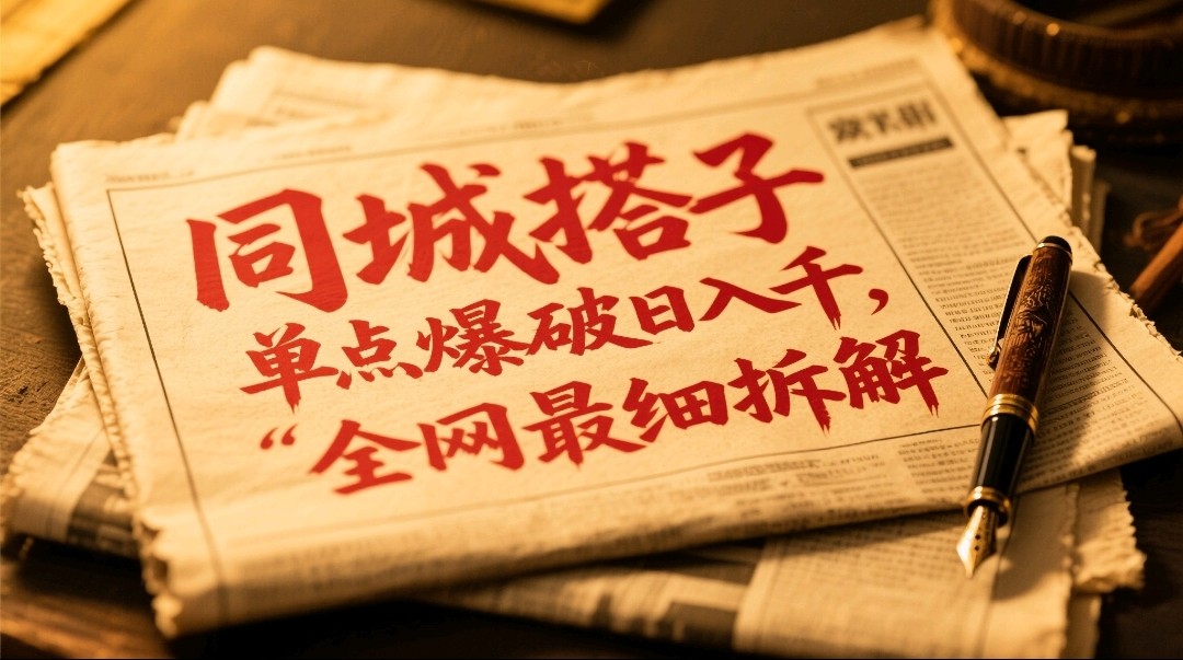 同城搭子群19.9单点爆破日入千，搭子组局月入万，全网最细拆解-中创项目网